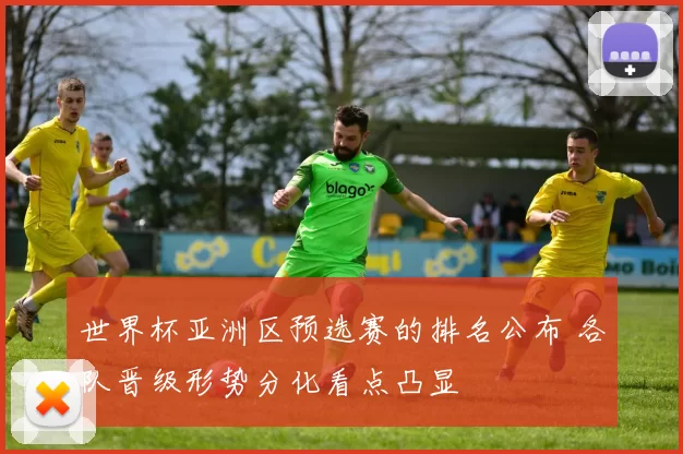 世界杯亚洲区预选赛的排名公布 各队晋级形势分化看点凸显